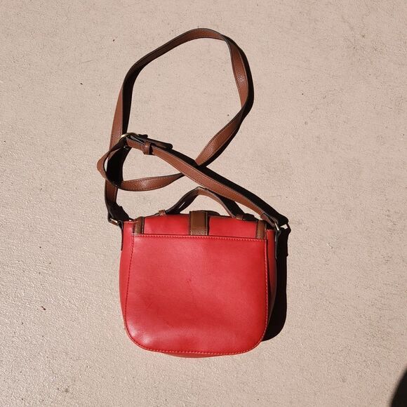 Coral crossbody handbag Time and Tru with adjustable strap - Picture 2 of 6